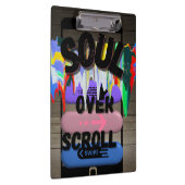 Soul Over Scrollクリップボード – デスクアートクリップボード クリップボード (右)