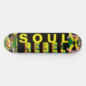 SOUL REBEL 8 1/4"スケートボードデッキ スケートボード (横)