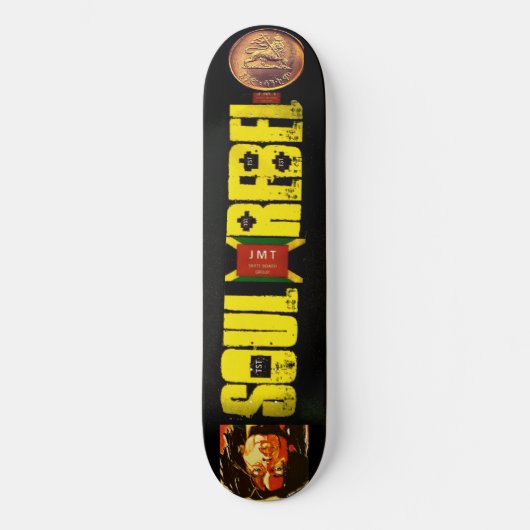 SOUL REBEL 8.25" スケートボードデッキ (正面)