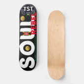 SOUL REBEL JMT JAMAICA 8 1/4"スケートボードデッキ スケートボード (正面)