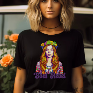 Soul Rebel Tシャツ – Groovy Tシャツ – レトロ
