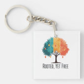 "Soul Shine – Artisan Keychain with Indian Touch" キーホルダー (正面)