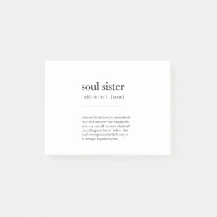 Soul Sister Definition意味辞書アールデコ ポストイット
