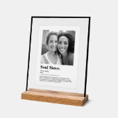 Soul Sister Dictionary Definition with Photo アクリルサイン (傾斜)