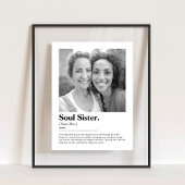 Soul Sister Dictionary Definition with Photo アクリルサイン
