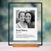 Soul Sister Dictionary Definition with Photo アクリルサイン (ニュートラル)