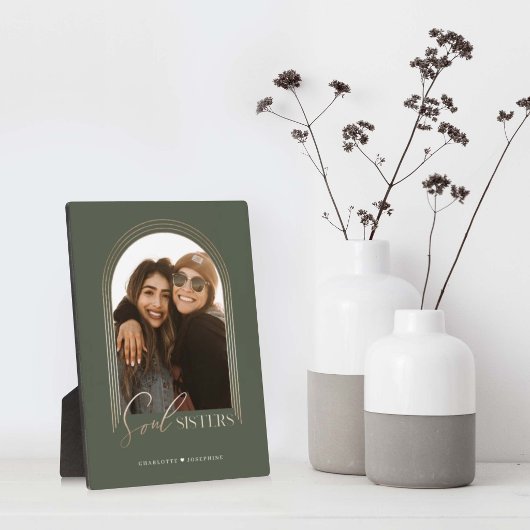 Soul Sisters エレガント Arch Frame Photo Keepsake フォトプラーク