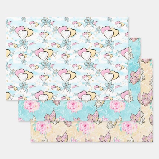 Soul Sisters、Friendsパタ最高のーン ラッピングペーパーシート (セット)