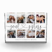 Soul Sisters Script Gift For Friends Photo Collage フォトブロック (正面)