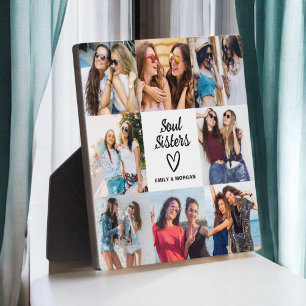 Soul Sisters Script Gift For Friends Photo Collage フォトプラーク