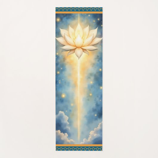 Soul Star Chakra Yoga Mat – Celestial Gateway ヨガマット (正面)