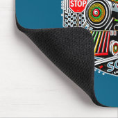 Soul Train African American Melanin Africa Black H マウスパッド (コーナー)