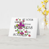 Soulardの謝肉祭2011年 カード (黄色い花)