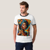 Soulful Afrocentric Jazz Singer Tシャツ (正面フル)