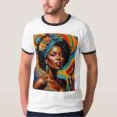 Soulful Afrocentric Jazz Singer Tシャツ (正面)