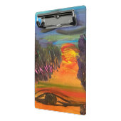 Soulful Horizon Hand Painted Design  ミニクリップボード (アングル2)