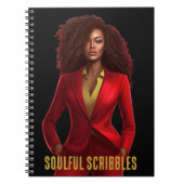 Soulful Scribbles Journal ノートブック (正面)