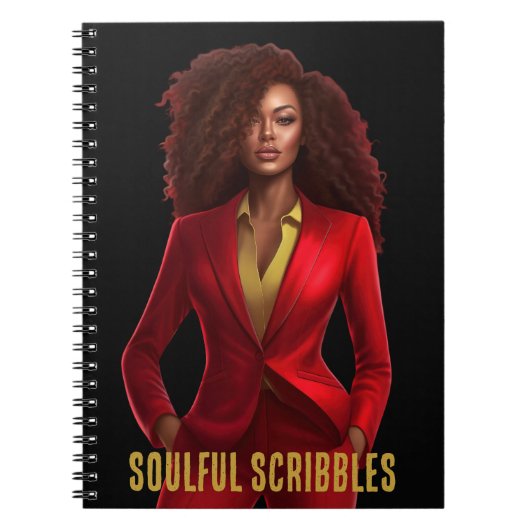 Soulful Scribbles Journal ノートブック (正面)