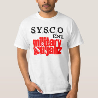 SOULJAHZ、S.Y.S.C.OのENT.軍隊 Tシャツ