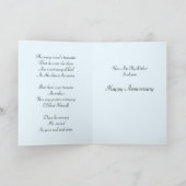 Soulmateフットプリント記念カードに詩 カード (内部)