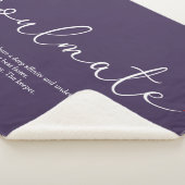 Soulmate定義スクリプトラブハート紫 シェルパブランケット (3/4)