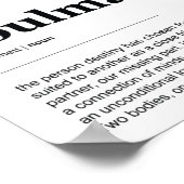 Soulmate定義プリント ポスター (角)