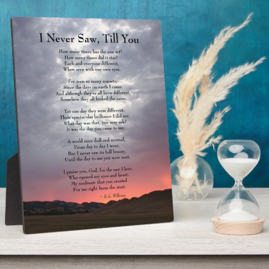 Soulmate Californiaサンセットフォトプラーク フォトプラーク (側面)