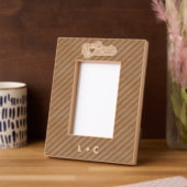 Soulmate Engraved Wood Laser Etched Picture Frame レーザー彫刻フレーム (左)