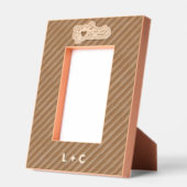 Soulmate Engraved Wood Laser Etched Picture Frame レーザー彫刻フレーム (左)