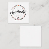Soulmate Retro Love Minimal(Light) Couple Matching エンクロージャーカード (正面/裏面)