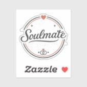 Soulmate Retro Love Minimal(Light) Couple Matching シール (シート)