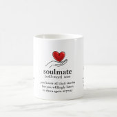 “Soulmate Valentine’s Day Gift for Him or Her コーヒーマグカップ (中央)