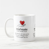 “Soulmate Valentine’s Day Gift for Him or Her コーヒーマグカップ (左)