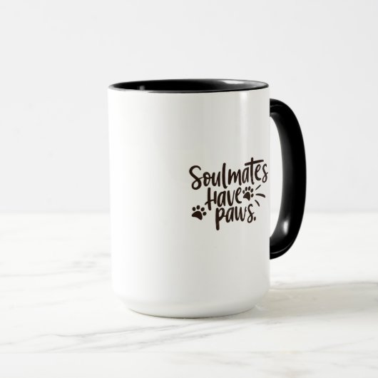Soulmates Have Paws マグカップ (正面右)