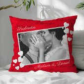 Soulmates I Love You Photo パーソナライズされた Romantic クッション