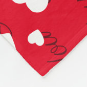 Soulmates I Love You Photo パーソナライズされた Romantic フリースブランケット (角)