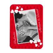 Soulmates I Love You Photo パーソナライズされた Romantic マグネット (縦)