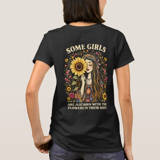 Souls Tシャツの花 Tシャツ (裏面)
