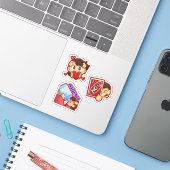 Soulsa Emoteスタンプ シール (ノートパソコンとiPhone)