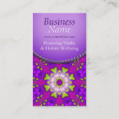 Soulscape Health & Healingニューエイジ・ビジネス・カード 名刺 (裏面)