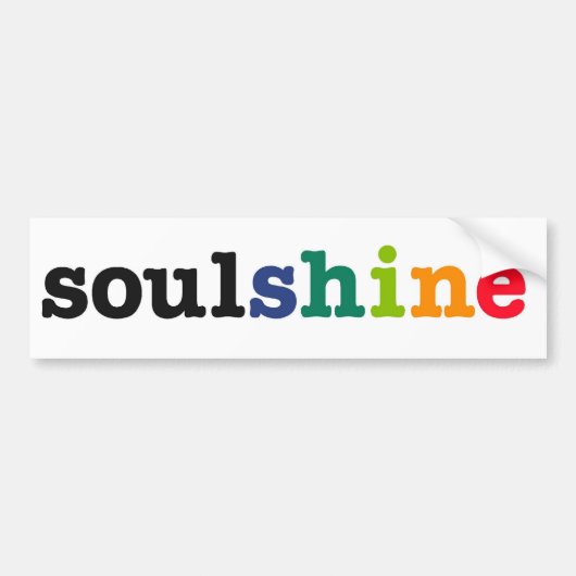 soulshine バンパーステッカー (正面)