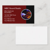 Sound モダン studio名刺 名刺 (正面/裏面)