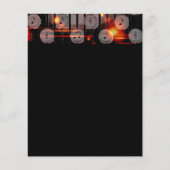 sound-163665 sound notes music digital art random チラシ (正面)