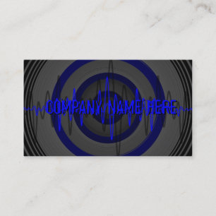 Sound Blue Dark 'Company Name'名刺 名刺