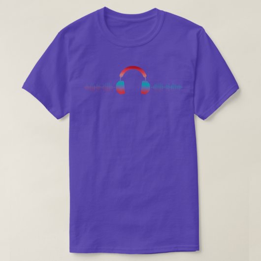 Sound Engineer Audio Wave Audio Engineer Music Lov Tシャツ (デザイン正面)