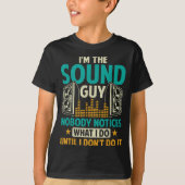 Sound Engineer Tech Husband Dad Funny Dj Disc Jock Tシャツ (正面)