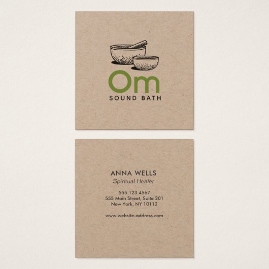 Sound Healing Tibetian Singing Bowls (正面&裏面)