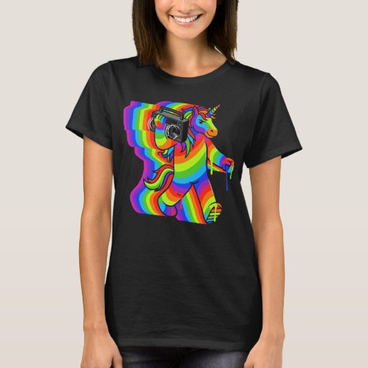 Sound licorne ghetto blaster tシャツ (正面)