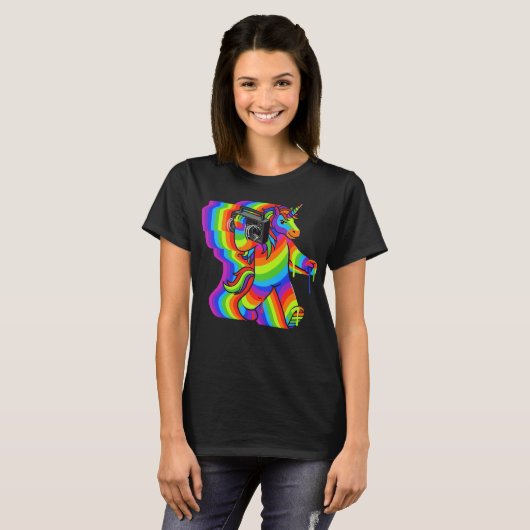 Sound licorne ghetto blaster tシャツ (正面フル)