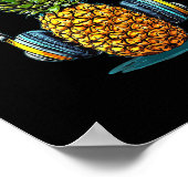 Sound Pineapple Costume For Headphones And Music L ポスター (角)